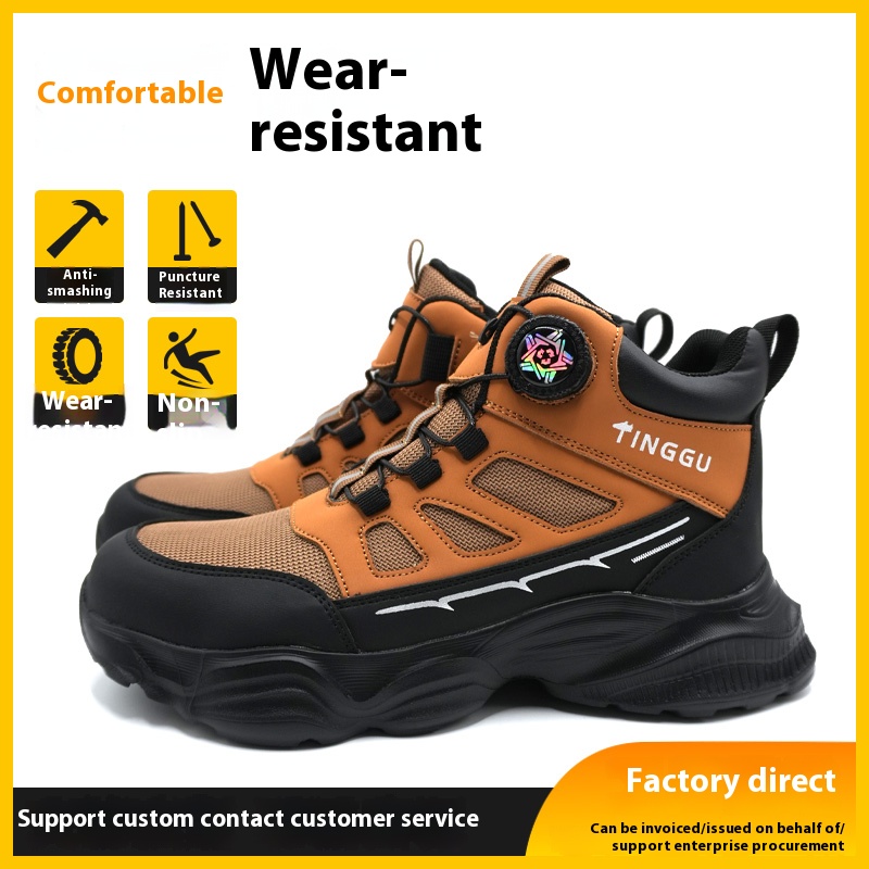 Men'S Shoes Water Resistant - Yeni Erkek Hafif Güvenlik Ayakkabıları Darbeye