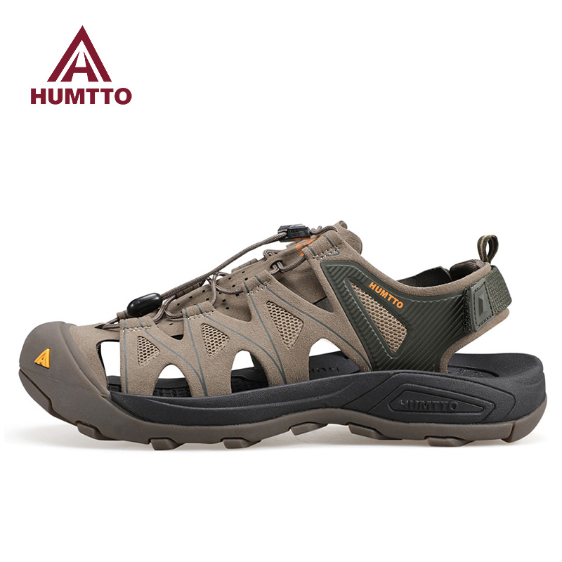 Men'S Shoes Water Resistant - HUMTTO sandalet erkekler yukarı ayakkabı Trekking