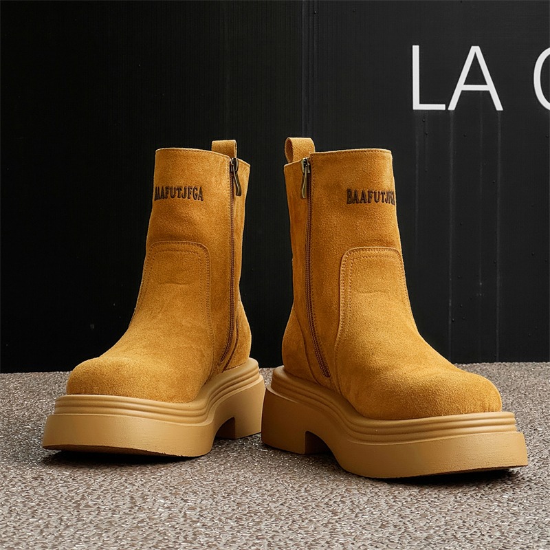 Kışlık Avrupa Amerika Retro Ka - Men'S Shoes Increase Height incelemesi ve fiyatı